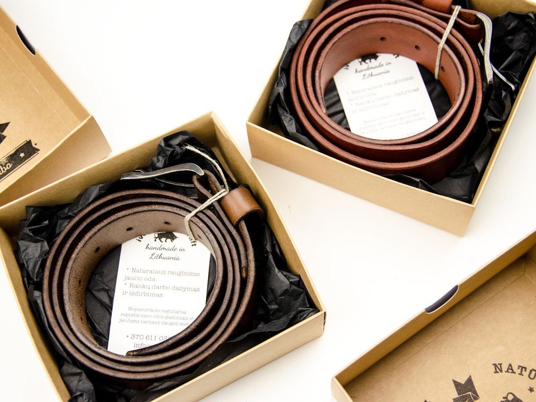 odiniai vyriški diržai