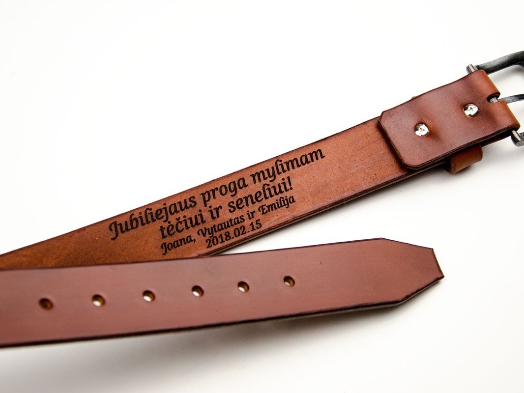 odinis diržas rudas jubiliejaus proga