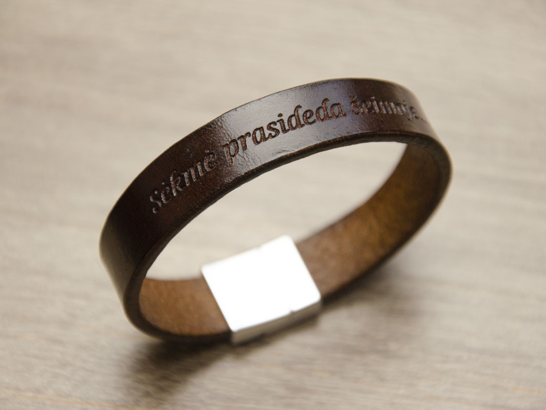 odinė ruda apyrankė sėkmė