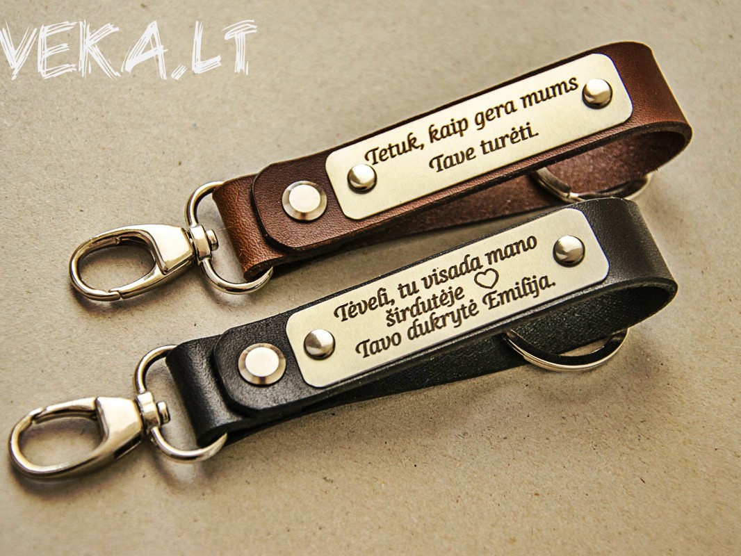 raktų pakabukas tėvo dienai