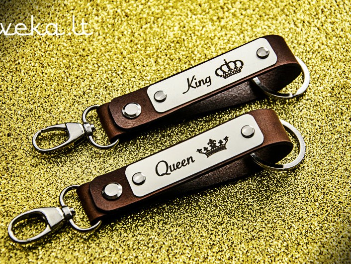 raktų pakabukai king qeen