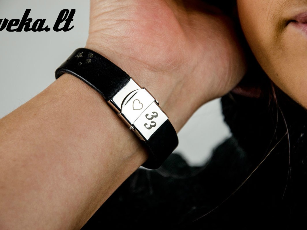 odinės apyrankės užsegimas