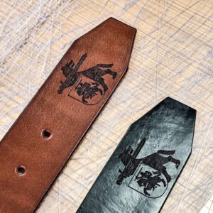 prabangūs lazeriu graviruoti diržai