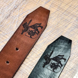 prabangūs lazeriu graviruoti diržai